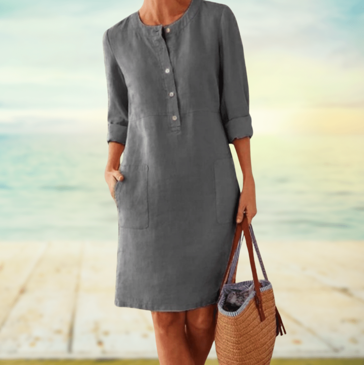 JENNA | LUCHTIGE LOSSE EN ZOMERSE JURK