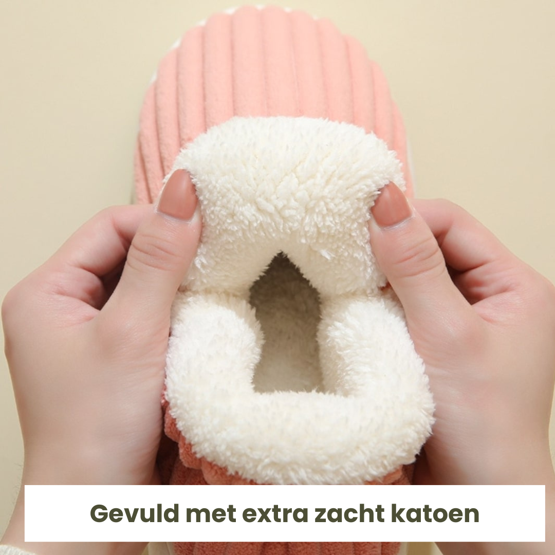 SoftyToes® | Warm gevoerde pantoffels l 1+1 GRATIS