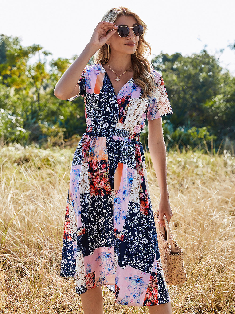 KATHY | ELEGANTE ZOMERJURK MET PRINT