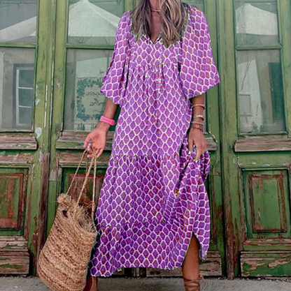 SONALA | ZOMERSE MAXI JURK IN BOHEMIAN STIJL