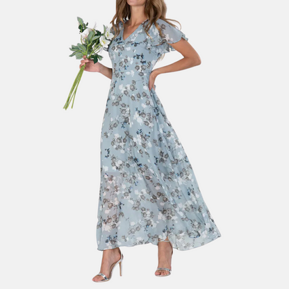 Jeannette - Elegante Bloemenprint Jurk